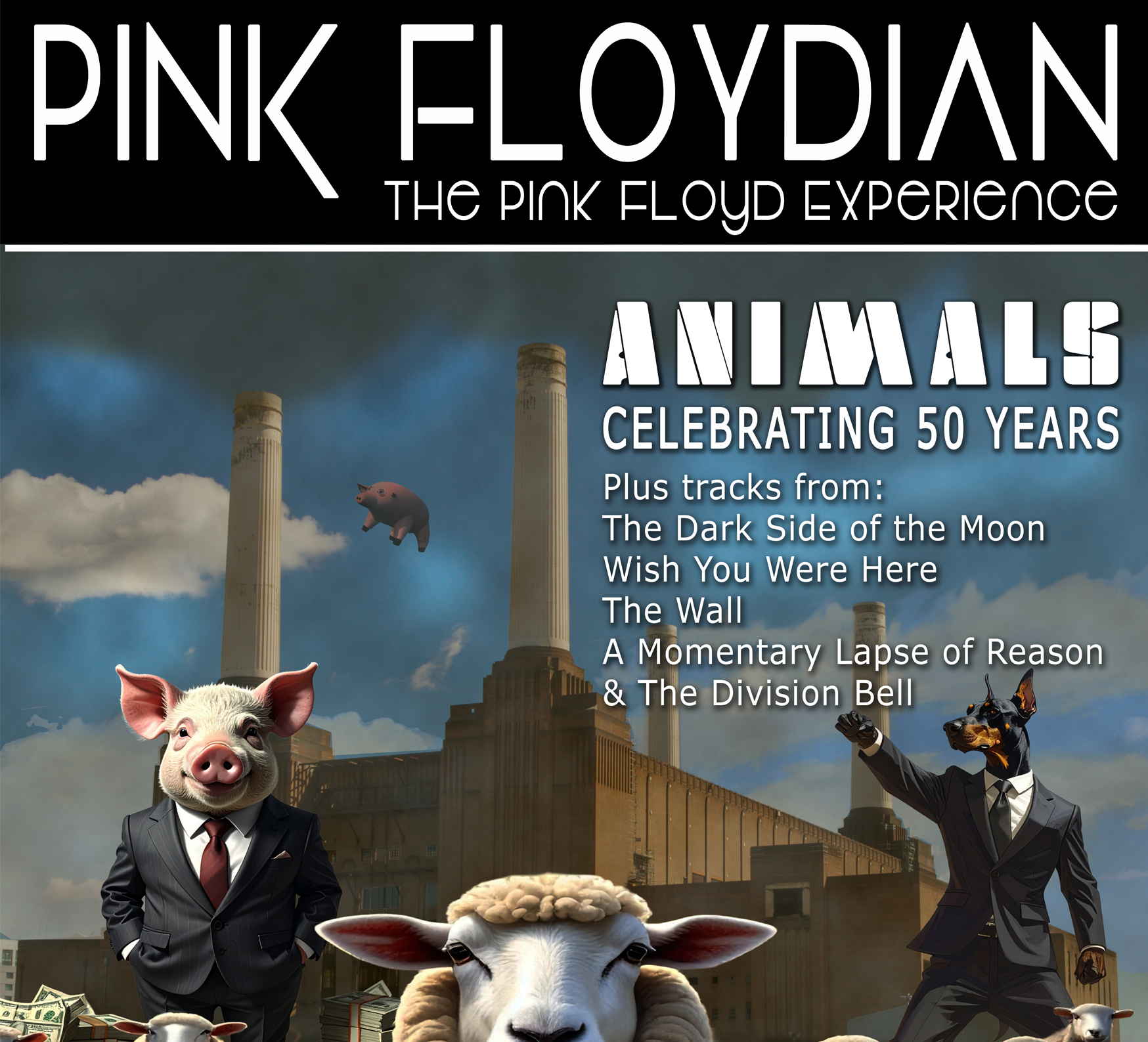 Pink Floydian square graphic 2027